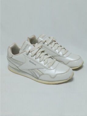 Reebok Men's Off-White Leather Sneakers